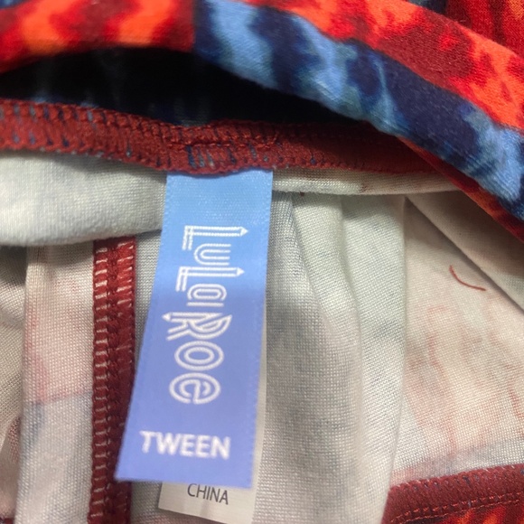 NWOT - LulaRoe Tween Leggings (00-0) - Picture 3 of 5